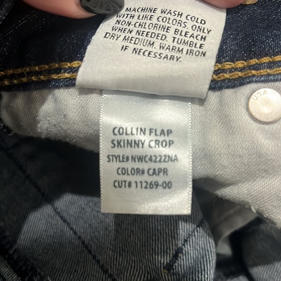 Hudson Jeans size 25 Collin Skinny Crop - Picture 4 of 5